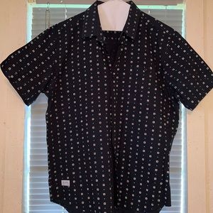 Men 7 Diamonds Navy Shirt